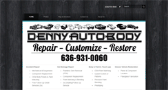 Desktop Screenshot of dennyautobody.com